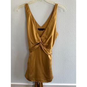 Y2K BCBG Silk Wrap Top Size L